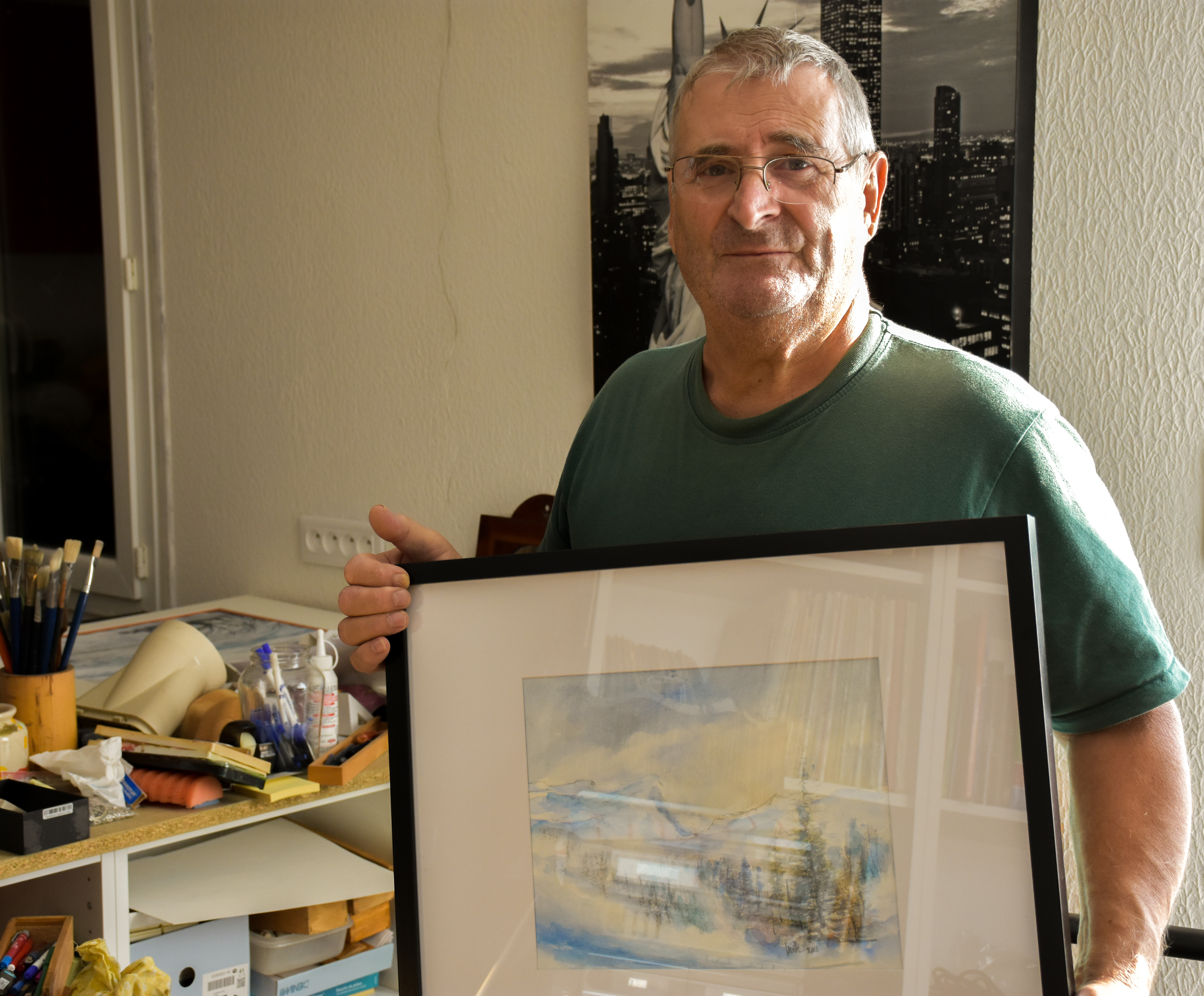 Jean LAVILLE artiste peintre spécialiste aquarelles